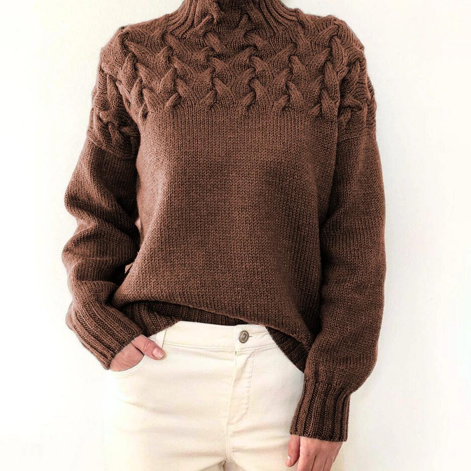 LOELLE CHUNKY KNIT SWEATER