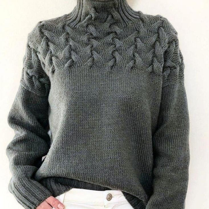 LOELLE CHUNKY KNIT SWEATER