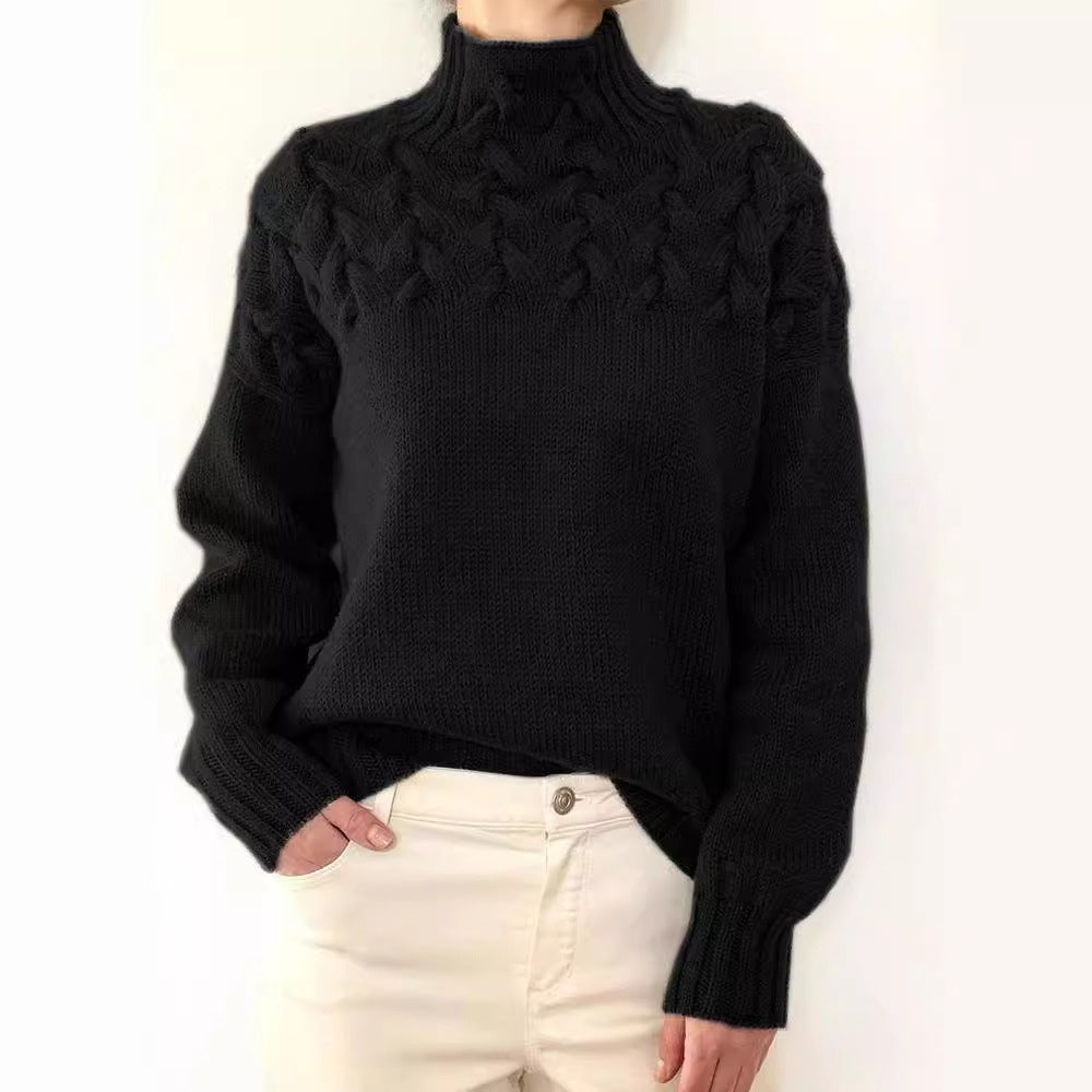 LOELLE CHUNKY KNIT SWEATER