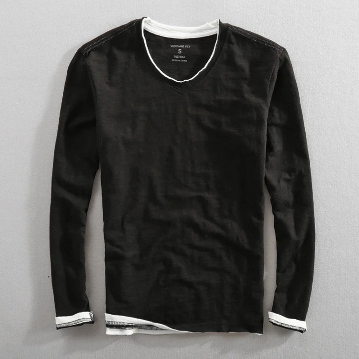 HERMANO Cotton Long Sleeve Shirt