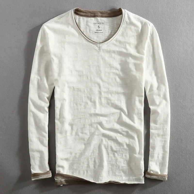 HERMANO Cotton Long Sleeve Shirt